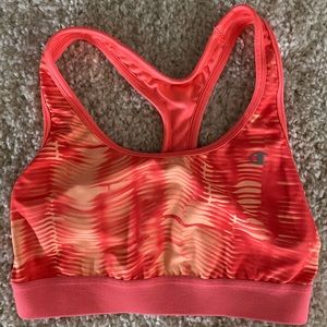 Orange Tie dye sports bra, Champion, medium